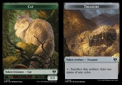 Cat (0030) // Treasure (0048) Double-Sided Token